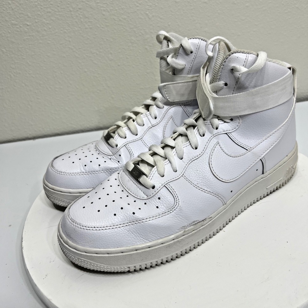 Nike Air Force 1 High Triple White Men's Size 11.5 / 315121-115 - Picture 2 of 13